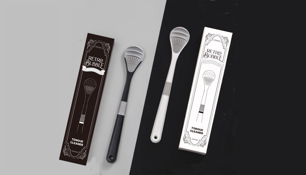 RETRO BUBBLE Premium 3 舌苔刷正面圖